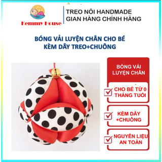 (Handmade) Bóng vải luyện chân Montessori cho bé