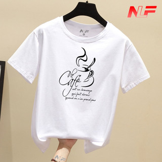 Áo Thun Nữ Tay Ngắn Form Rộng Café AT-040 - Trending Xu Hướng - Phù Hợp Mọi Vóc Dáng - NLF Unisex Fashion