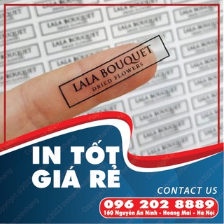 [HỎA TỐC] TEM DECAL TRONG 3 CM - 60 TEM/TỜ - TEM NHÃN GIÁ RẺ NHẤT - ĐA DẠNG CHẤT LIỆU - UY TÍN - IN SIÊU TỐC