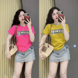 Áo phông chữ DARKKINS chất cotton khô 3158 dáng baby tee