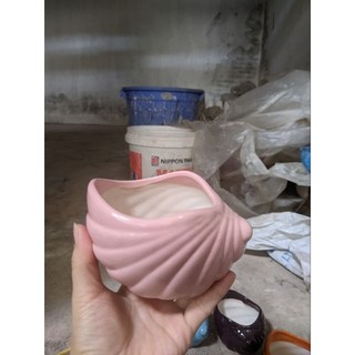 Chậu sứ hình Ốc