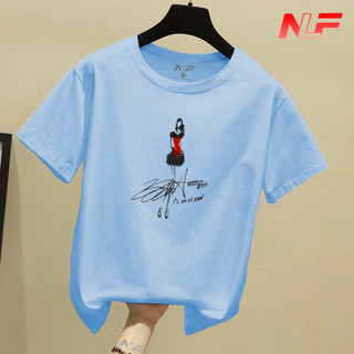 Áo Thun Nữ Tay Ngắn Form Rộng Siêu Mẫu AT-044 - Trending Xu Hướng - NLF Unisex Fashion