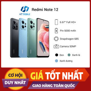 Điện thoại Xiaomi Redmi Note 12 - Chính hãng