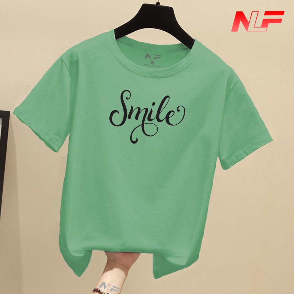 Áo Thun Nữ Tay Ngắn Form Rộng Smile AT-045 - Trending Xu Hướng - NLF Unisex Fashion