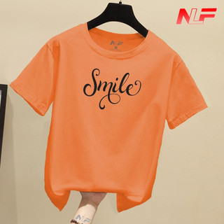 Áo Thun Nữ Tay Ngắn Form Rộng Smile AT-045 - Trending Xu Hướng - NLF Unisex Fashion