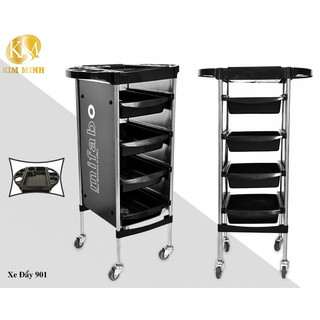Xe đẩy salon tóc chuyên nghiệp 5 tầng