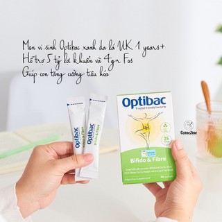 Men vi sinh Optibac xanh bổ sung Probiotics cho bé từ 12m+ - Nội địa Anh