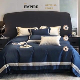 Bộ chăn ga gối nệm set 4 món tencel 160s SUPIMA EMPIRE cao cấp bo chun drap giường - Bình Châu Bedding & Decor