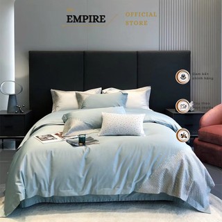 Bộ chăn ga gối đệm set 5 món tencel 120s thêu hiện đại EMPIRE cao cấp mang phong cách sang trọng - EMPIRE Bedding & Deco