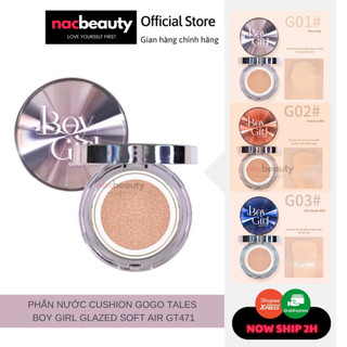 Phấn nước Cushion GOGO TALES Boy Girl Glazed Soft Air GT471 - GOGOTALES NAC BEAUTY