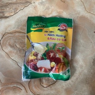 Hạt nêm từ nấm hương và rau củ quả nutricook gói 60g