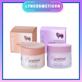 Kem dưỡng Dr. da nhau thai cừu Úc CARELINE 100ml kem dưỡng ẩm Lanolin/Placenta Cream