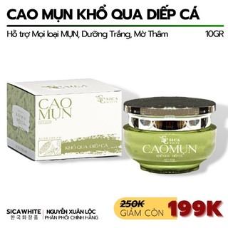 Cao mụn khổ qua diếp cá - hỗ trợ chăm sóc da mụn thâm skincare