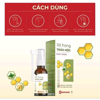 Xịt Họng Thảo Mộc NAM DƯỢC ( Chính Hãng)