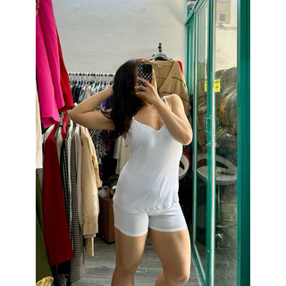 Áo thun asos cổ V thun lụa bigsize