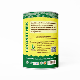 Nước Cốt Dừa Bến Tre Delta CoCo lon 400ml