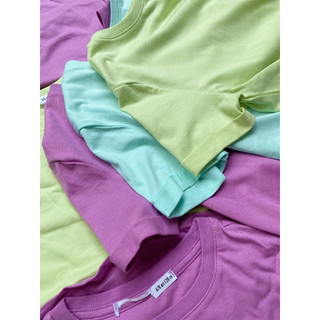 Áo Phông Bé Gái Cotton Basic Mềm GÊ