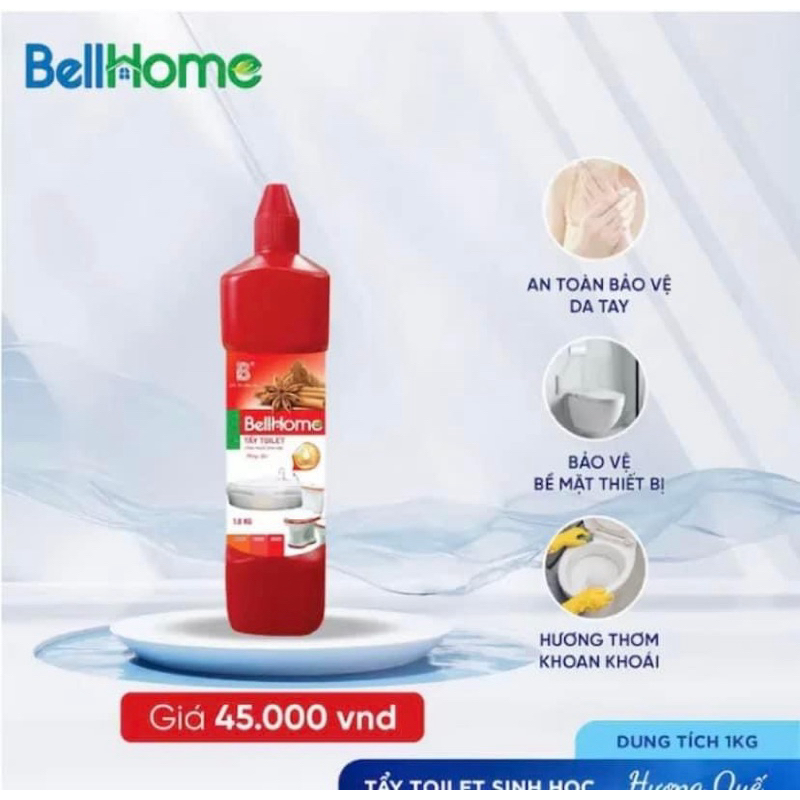 tẩy bồn cầu bell home
