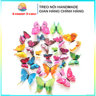 Bộ 9 bướm 3D 4 cánh