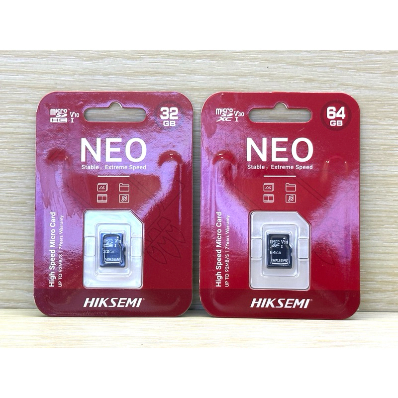 Thẻ nhớ Hiksemi của hikvison 32GB 64GB tốc độ 92MB/S class 10 Hàng chính hãng