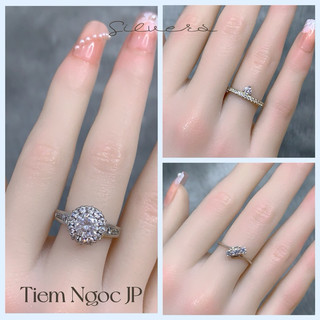 Nhẫn bạc đ á cz đơn giản thanh lịch | 2hand |