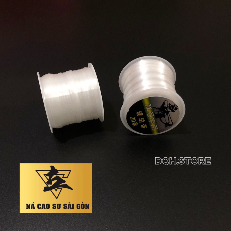 1 cuộn dây buộc thun cho ná cao su loại dẹt siêu dai cuộn dài 20m