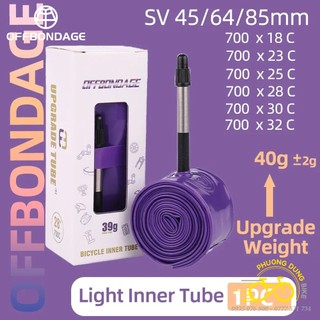 Ruột xe đạp tpu offbondage siêu nhẹ 39g 700x18-32c