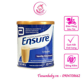 Sữa Ensure nhập khẩu Đức 400g date 2025