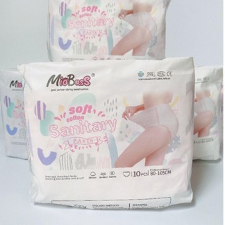 Gói 10 miếng BVS dạng quần/bỉm quần Miobuss cho mẹ