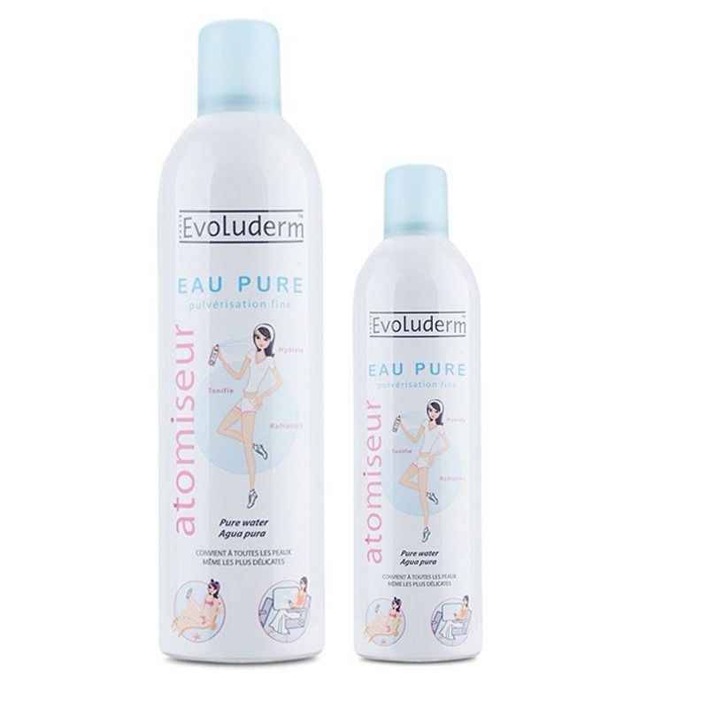 xịt khoáng evoluderm 400ml