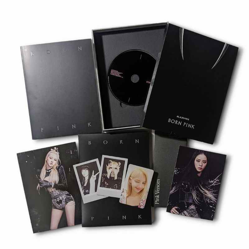 Album BLACKPINK - BORN PINK (BOX SET Black ver.) unseal có df