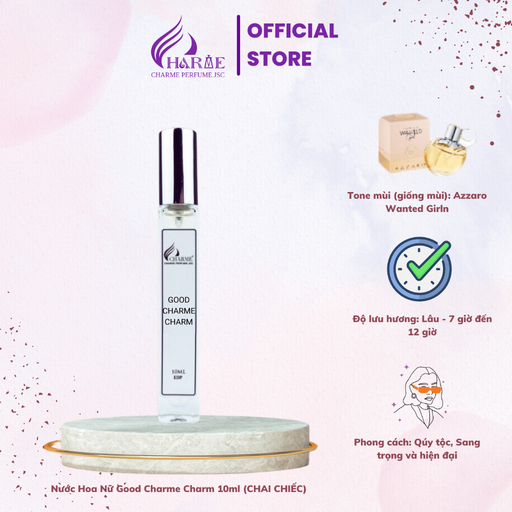Nước Hoa Nữ GoodCharme Charm 10ml (chai chiếc)
