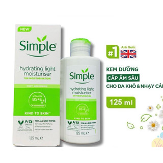 Sữa dưỡng ẩm Simple dịu nhẹ cấp ẩm 12h 125ml
