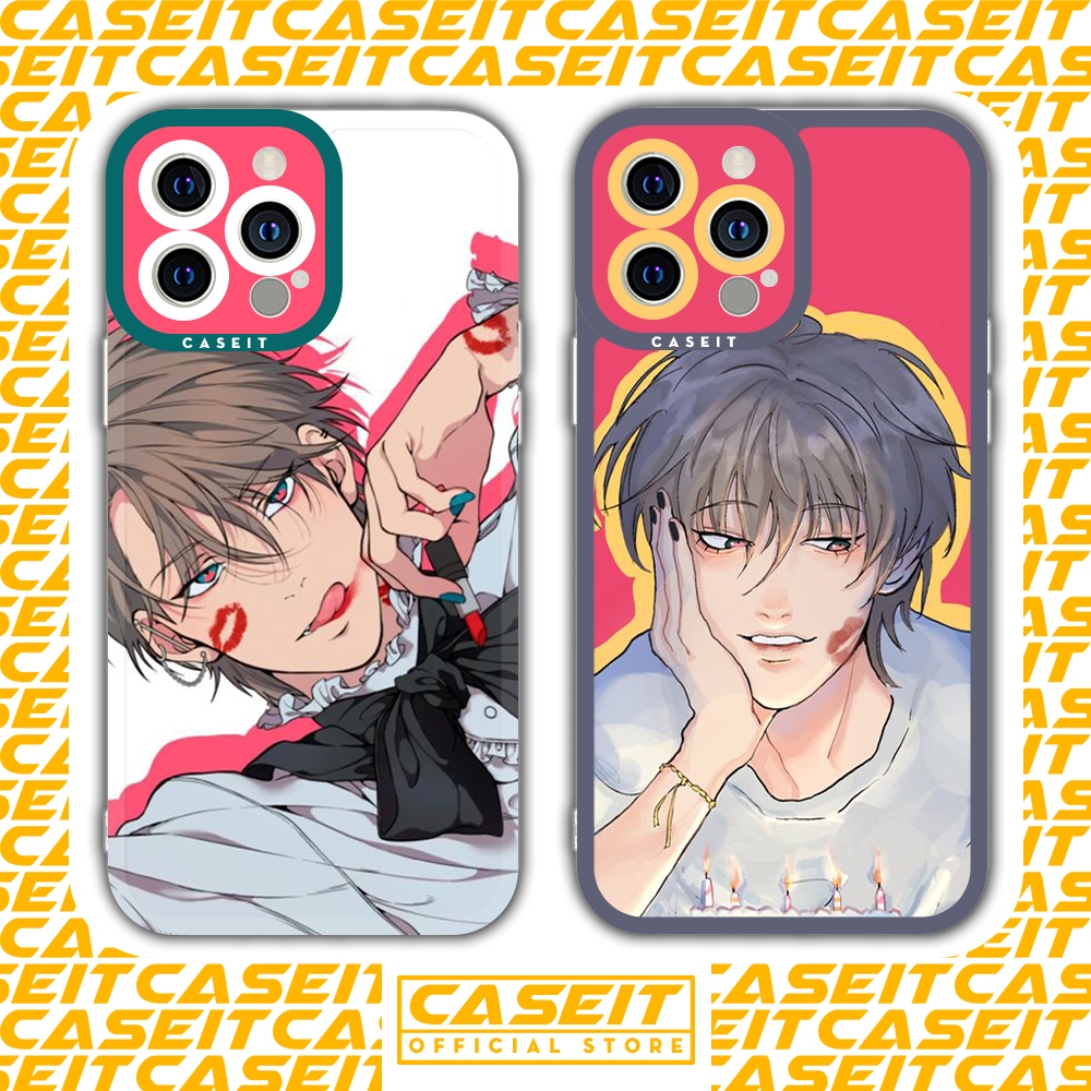 Ốp lưng iphone cạnh vuông Caseit Lạc Giữa Những Tầng Mây Lost in the Cloud Cirrus Manhwa Yaoi BL 7/8