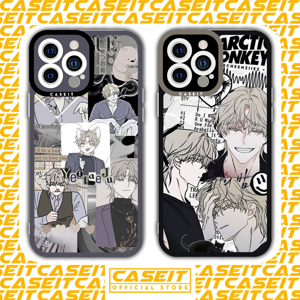 Ốp lưng iphone cạnh vuông Caseit Đêm bên bờ biển Low Tide in Twilight Yeo TaeJu Yaoi BL Manhwa 7/8/X