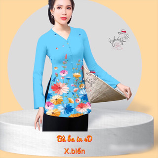 Áo bà ba in 4D (mẫu mới)-không kèm quần