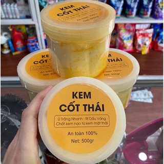 Kem body cốt thái rỉ dầu vàng siêu trắng . hũ 500g