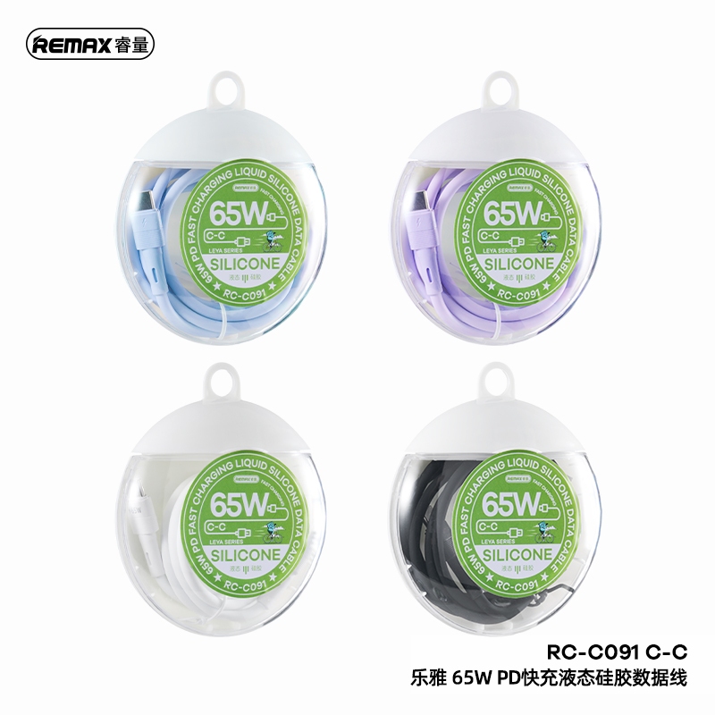 Cáp sạc nhanh LEYA SERIES 65W PD ( Type C to Type C) RC-C091