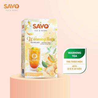 Trà thảo mộc savo warming - hộp 20 gói x 2gr
