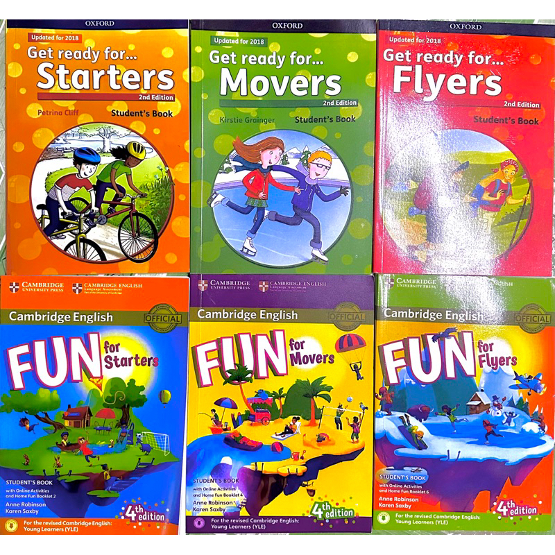 [Thanh lí sách] CAMBRIDGE ENGLISH STARTERS - MOVERS - FLYERS