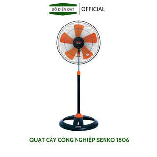 Quạt cây công nghiệp Senko DCN1806, Quạt cây công nghiệp 5 cánh, Bảo hành 12 tháng