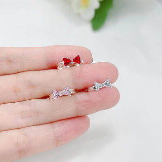 NHẪN NƠ HOA ĐÁ SIÊU XINH CHO BÉ GÁI - TRANG SỨC BẠC TRẺ CON