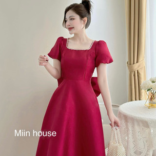 váy công chúa cut out nơ lưng
