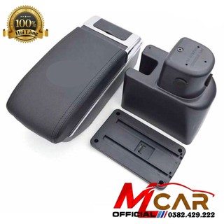 Hộp tỳ tay, bệ tỳ tay cao cấp zin theo xe kia #morning 2012- 2020 màu đen