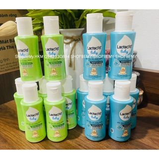 Sữa tắm gội Lactacyd BB 60ml mẫu mới nhất 2022 an toàn cho bé