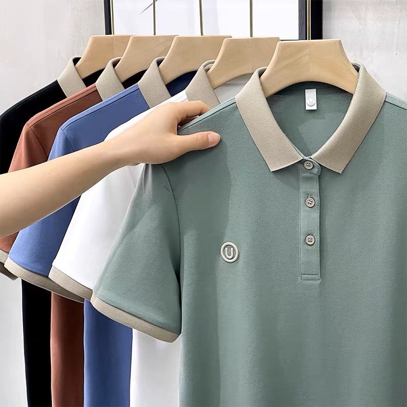 Áo Polo Nam Chữ U Hàng Đep,Dáng Chuẩn,Thấm Hút Mồ Hôi | BigBuy360 - bigbuy360.vn