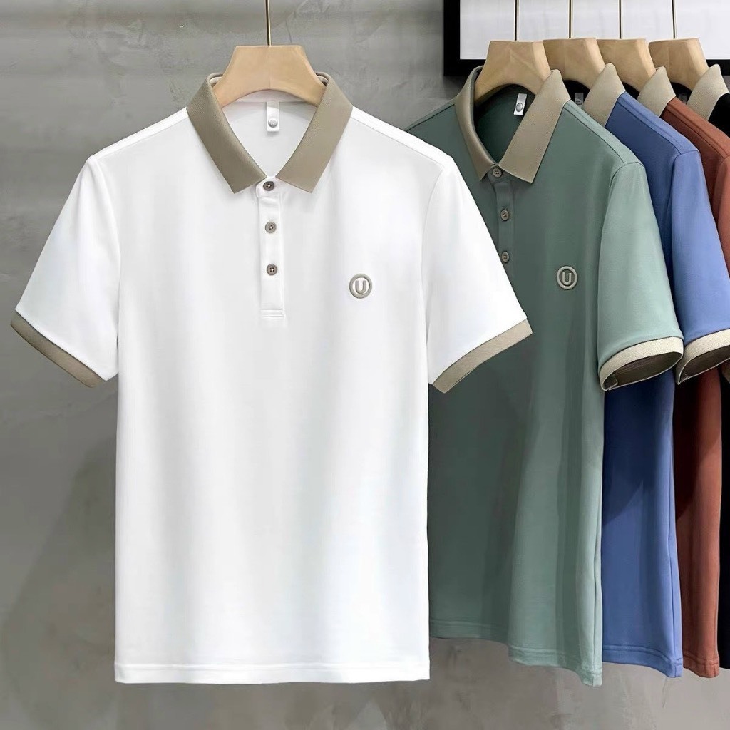 Áo Polo Nam Chữ U Hàng Đep,Dáng Chuẩn,Thấm Hút Mồ Hôi | BigBuy360 - bigbuy360.vn