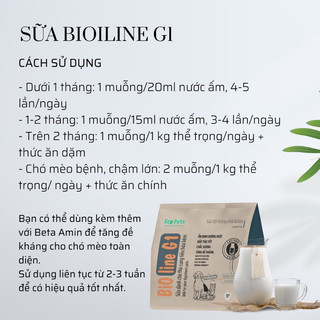 BIO MILK sữa bột thay thế cho chó mèo mọi lứa tuổi