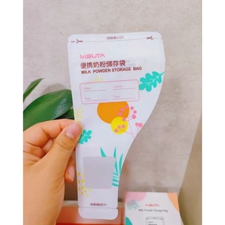 [Mua 1 hộp tặng 1 bút] Túi trữ sữa, túi đựng sữa bột Misuta (hộp 30 túi)