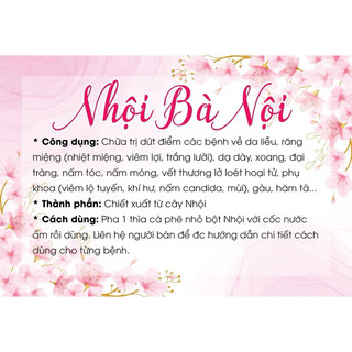 Bột Nhội Bà Nội (cây nhội)